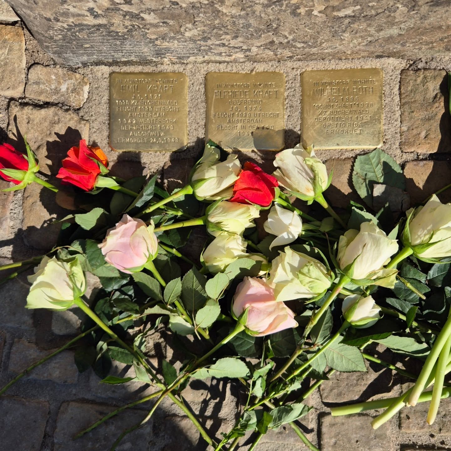 Zweite Stolpersteinverlegung in Wunstorf